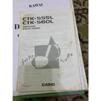 Manual Casio Ctk 555l 560l 481 491 650 7200 Wk 7600 comprar usado  Brasil 