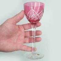 Cálice Taça Antiga Cristal Baccarat Selado Rosa Lapidado comprar usado  Brasil 