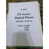 Manual Piano Digital Kawai Pn 100 Pn 80 Pn 60 - Loja Jarbas comprar usado  Brasil 