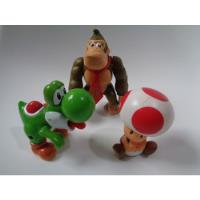 Lote 3 Figuras Super Mario _ Donkey Kong _ Yoshi _ Toad comprar usado  Brasil 