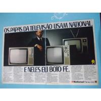 Propaganda Vintage Da Manchete. Ustop/ National Panacolor Tv comprar usado  Brasil 