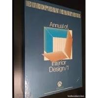 Livro Annual Of Interior Design/1 -  Francisco Asensio  comprar usado  Brasil 