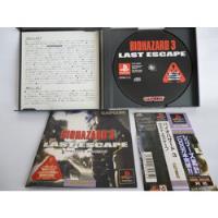 Biohazard 3 Last Escape Ps1 Original Resident Evil Japan comprar usado  Brasil 
