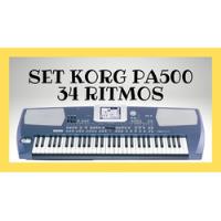 Ritmos Korg Pa500 - Set 34 Ritmos comprar usado  Brasil 