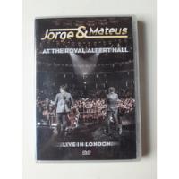 Dvd Jorge E Mateus At The Royal Albert Hall Live In London comprar usado  Brasil 