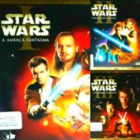 5 Dvds Star Wars Ameaça Fantasma Guerra Clones Vingança Sith, usado comprar usado  Brasil 