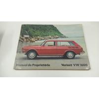 Manual Do Proprietário Da Variant 70. Livro Colorido Em Pdf comprar usado  Brasil 