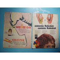 Propaganda Vintage (kit De 2). Koleston Wellaton Cosmética.. comprar usado  Brasil 
