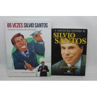 2 Livros A Fantástica Historia De Silvio Santos 85 Vezes ... comprar usado  Brasil 