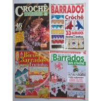Kit C/4 Revistas Crochê Bicos Barrados & Entremeios , usado comprar usado  Brasil 