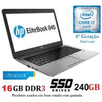 Usado, Ultrabook Hp Elitebook I7 840/ssd E Ram Em Fotos E Descrição comprar usado  Brasil 
