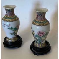 Vasos Decorativos Em Porcelana Chinesa Desenhos Pássaros comprar usado  Brasil 