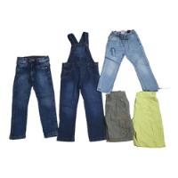 Usado, Kit 5 Jardineira Calça Bermuda Jeans Tactel Menino Infantil comprar usado  Tietê