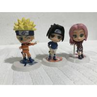 Kit 3 Mini Figuras Equipe 7 - Naruto comprar usado  Brasil 