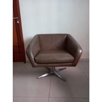 Cadeira De Couro Com Pes De Aluminio - Retirar No Local comprar usado  Brasil 