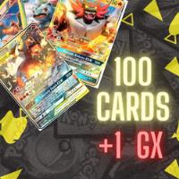 Lote 100 Cartas Pokémon (raros,lendários) + 1 Gx Ou X Ou V comprar usado  Brasil 