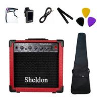 Kit  Para Guitarra Cubo Gt1200 Vermelho Sheldon + Acessórios comprar usado  Brasil 