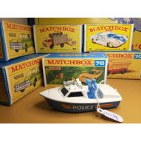 Miniatura Matchbox Lancha Policial Carrinho #26 comprar usado  Brasil 