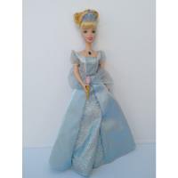 Boneca Cinderela Disney Com Coroa E Sapatinho Articulada 02 comprar usado  Brasil 