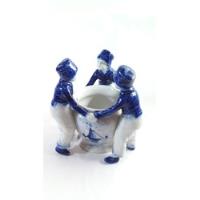 Usado, Vaso Escultura Porcelana Belga Ciranda Crianças Antigo comprar usado  Brasil 