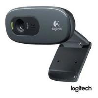 Câmera Webcam Microfone Preto E Cinza - Logitech - C270 comprar usado  Brasil 