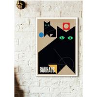 Quadro Retrô - Bauhaus - Cats - Art & Decor - 37 Cm X 50 Cm comprar usado  Brasil 