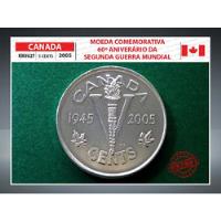 Moeda Canada Km#627 5 Cents 2005 Comemorativa 2ª Guerra Mund comprar usado  Brasil 