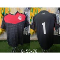 Camisa Treino Flamengo Olympikus N° 1 comprar usado  Brasil 