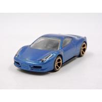 Miniatura Hot Wheels - Ferrari 458 Italia  1/64 Azul Metalic comprar usado  Brasil 