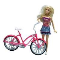 Boneca Barbie E Bicicleta Mattel Kit 1008 comprar usado  Brasil 