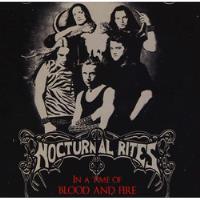 Cd Nocturnal Rites-in A Time Of Blood And Fire *lacrado comprar usado  Brasil 