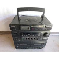 Rádio Am Fm Sony Cfd-560 Boombox Cd Tape Para Restauração  comprar usado  Brasil 