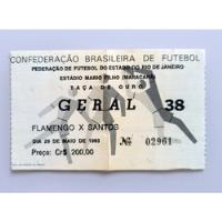 Raro Ingresso Futebol Final Flamengo Campeão Br 1983 Geral comprar usado  Brasil 