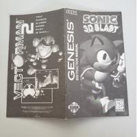 Manual Sonic 3d Blast Sega Genesis Original comprar usado  Brasil 