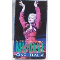Madonna Live From Italy Ciao Italia Fita Vhs Import U.s.a., usado comprar usado  Brasil 