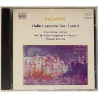 Cd - Paganini Violin Concerto Nos.3 And 4 comprar usado  Brasil 