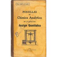 Prof José Alvares - Postillas De Chimica Analytica - 2º Parte - Analyse Quantitativa, usado comprar usado  Brasil 