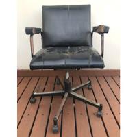 Cadeira De Couro Rodinhas - Ideal Para Reformar comprar usado  Brasil 