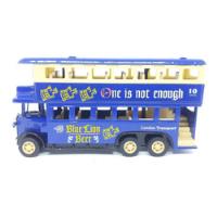 Miniatura London Bus Blue Lion Beer Sunnyside Vintage 1:43 comprar usado  Brasil 