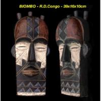 Linda Máscara Africana Grupo Étnico Biombo - R. D. Congo comprar usado  Brasil 