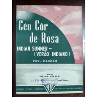 Partitura Céu Cor De Rosa Indian Summer 1939 Victor Herbert comprar usado  Brasil 