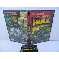 Caixa Vazia C/ Manual Hulk Ultimate Destruction Ps2 S/ Jogo comprar usado  Brasil 