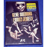 Gene Simmons - Family Jewels Season 3 - 4 Dvds 2008 Usa Kiss, usado comprar usado  Brasil 