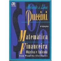 Livro Matemática Financeira Objetiva E Aplicada - Com Planilha Eletrônica - 5ª Edição - Abelardo De Lima Puccini [1995] comprar usado  Brasil 