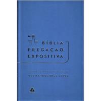 Livro Bíblia Pregação Expositiva | Ra | Pu Luxo Azul Claro - Hernandes Dias Lopes [2020] comprar usado  Brasil 