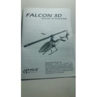 Manual De Operações - Helicóptero R/c Falcon 3d , usado comprar usado  Brasil 