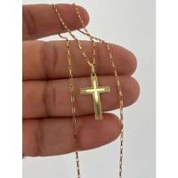 Corrente Ouro 18k Masculina + Pingente Crucifixo Usada Top comprar usado  Brasil 