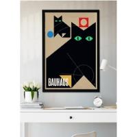 Quadro Retrô - Bauhaus - Cats - Decor- Tamanh: 37 Cm X 50 Cm comprar usado  Brasil 