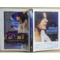 Dvd - Paulo Ricardo - Acoustic Live  - Sebo Refugio comprar usado  Brasil 