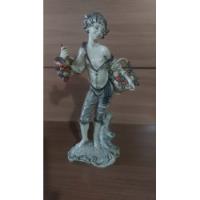 Resina Italiana Estatueta Ou Escultura Antiga 29cm comprar usado  Brasil 